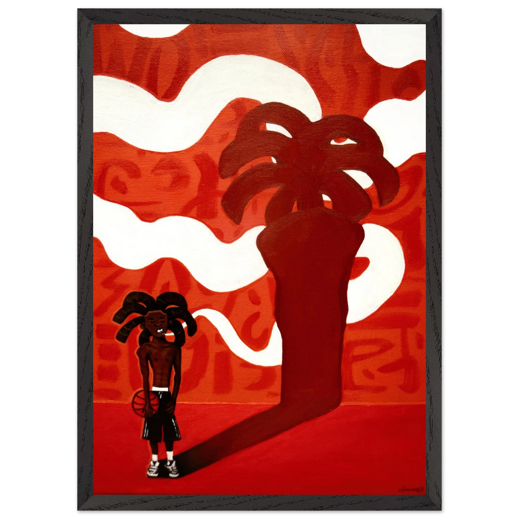 DUNK | WOODEN FRAMED PRINT