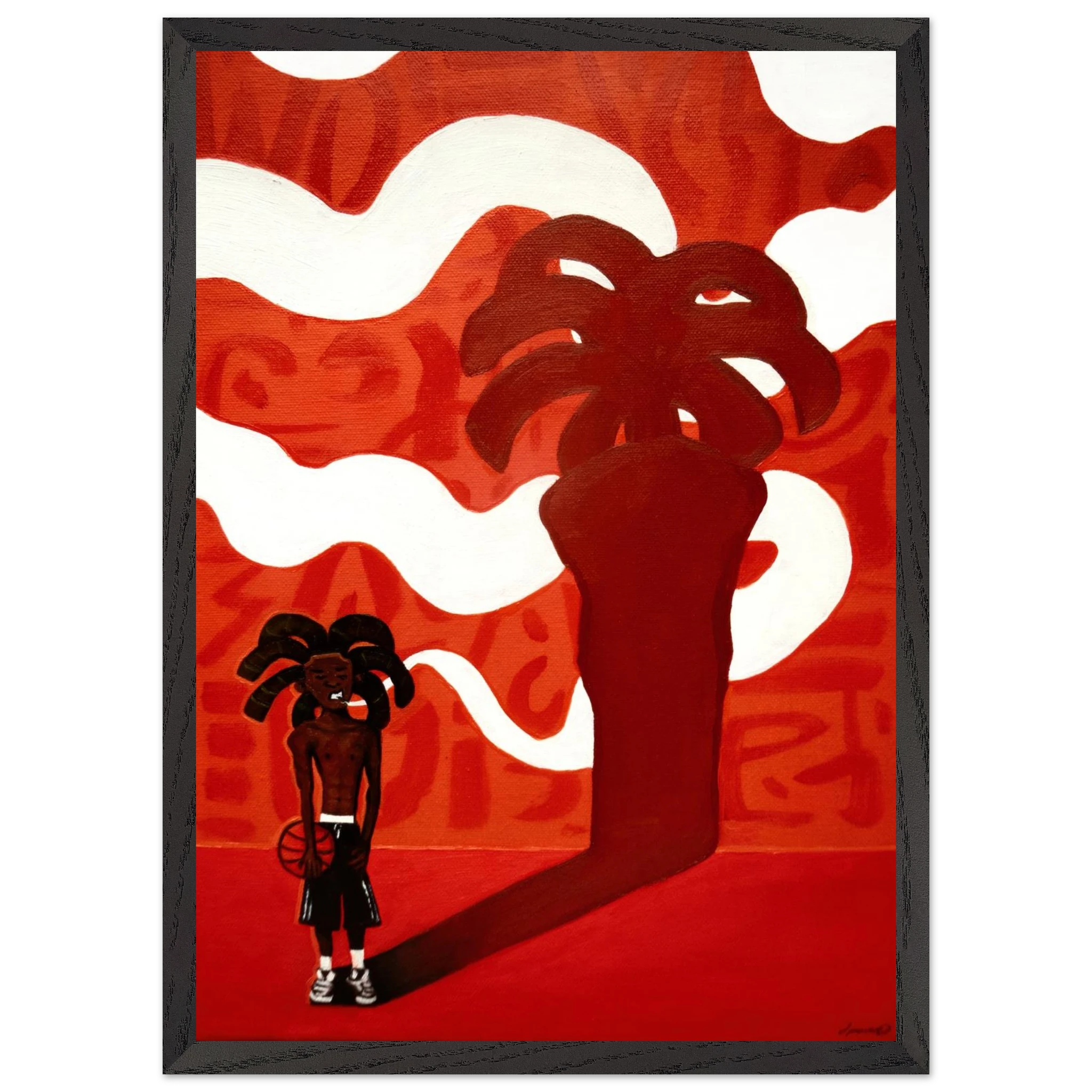 DUNK | WOODEN FRAMED PRINT