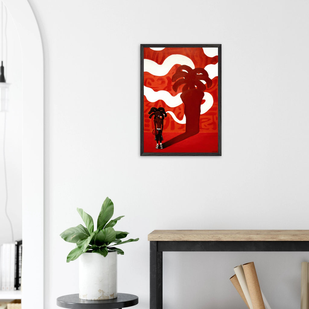 DUNK | WOODEN FRAMED PRINT