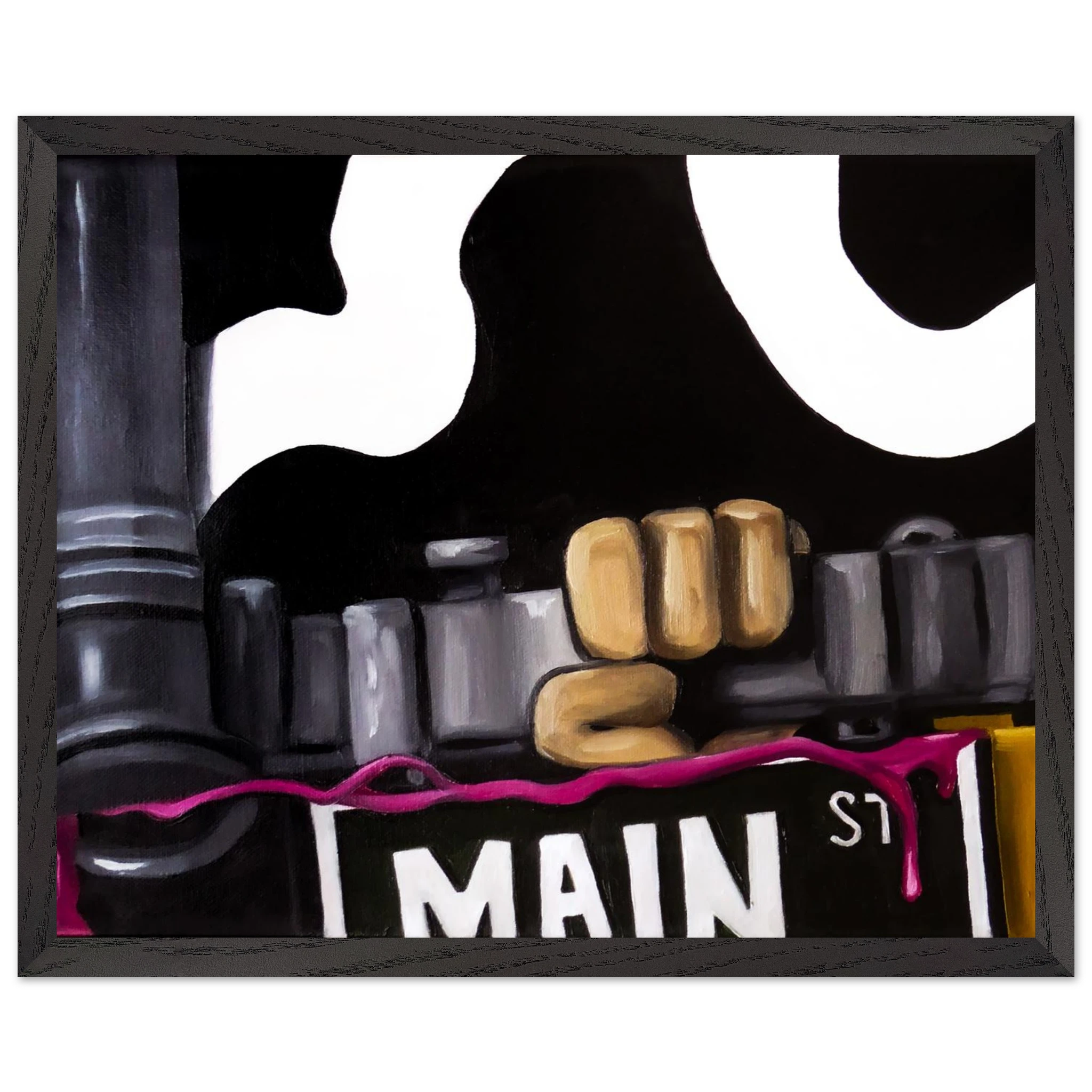 MONKE (TOP) | WOODEN FRAMED PRINT