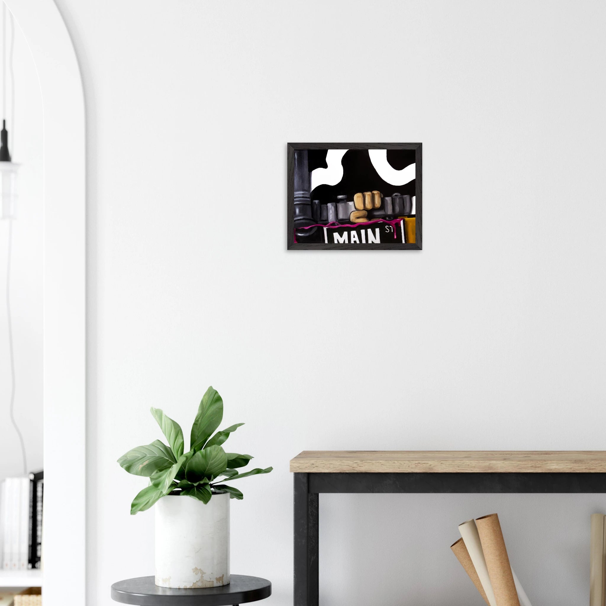 MONKE (TOP) | WOODEN FRAMED PRINT